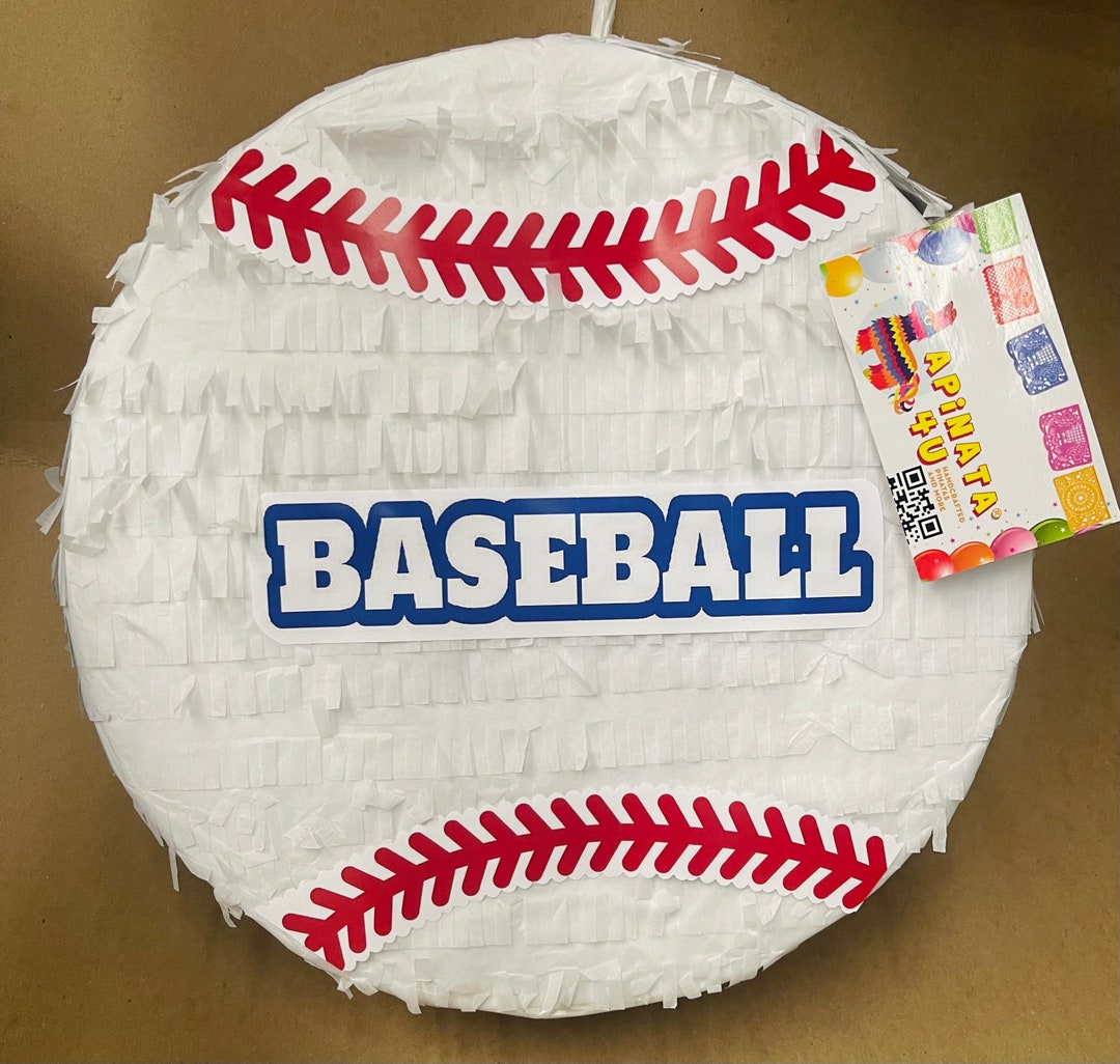 Sale Ready to Ship Baseball Theme Pinata Available Sports Etsy