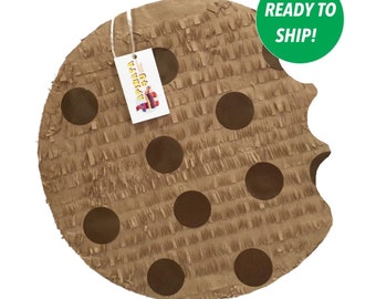 Sale! Ready To Ship! Bitten Chocolate Chip Cookie Pinata Great For Milk & Cookies Theme Birthday Party Teens Kids Adults
