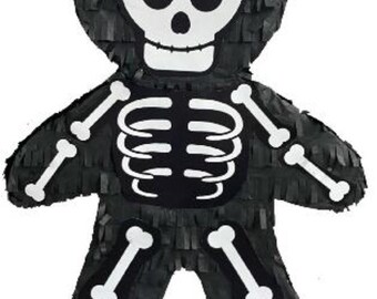 Sale! Ready To Ship! 20" Tall Skeleton Pinata Halloween Birthday Party Supplies Happy Boo Day Decoration