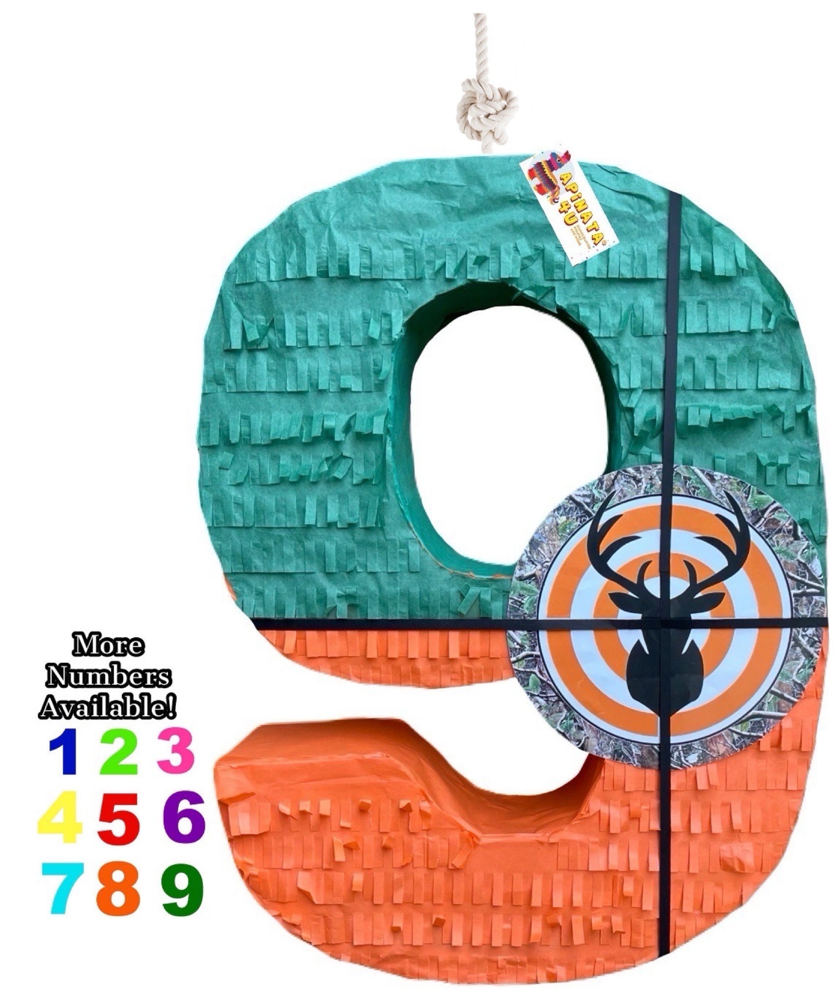 Hunting Number 7 Pinata, Camouflage Birthday Party, 20