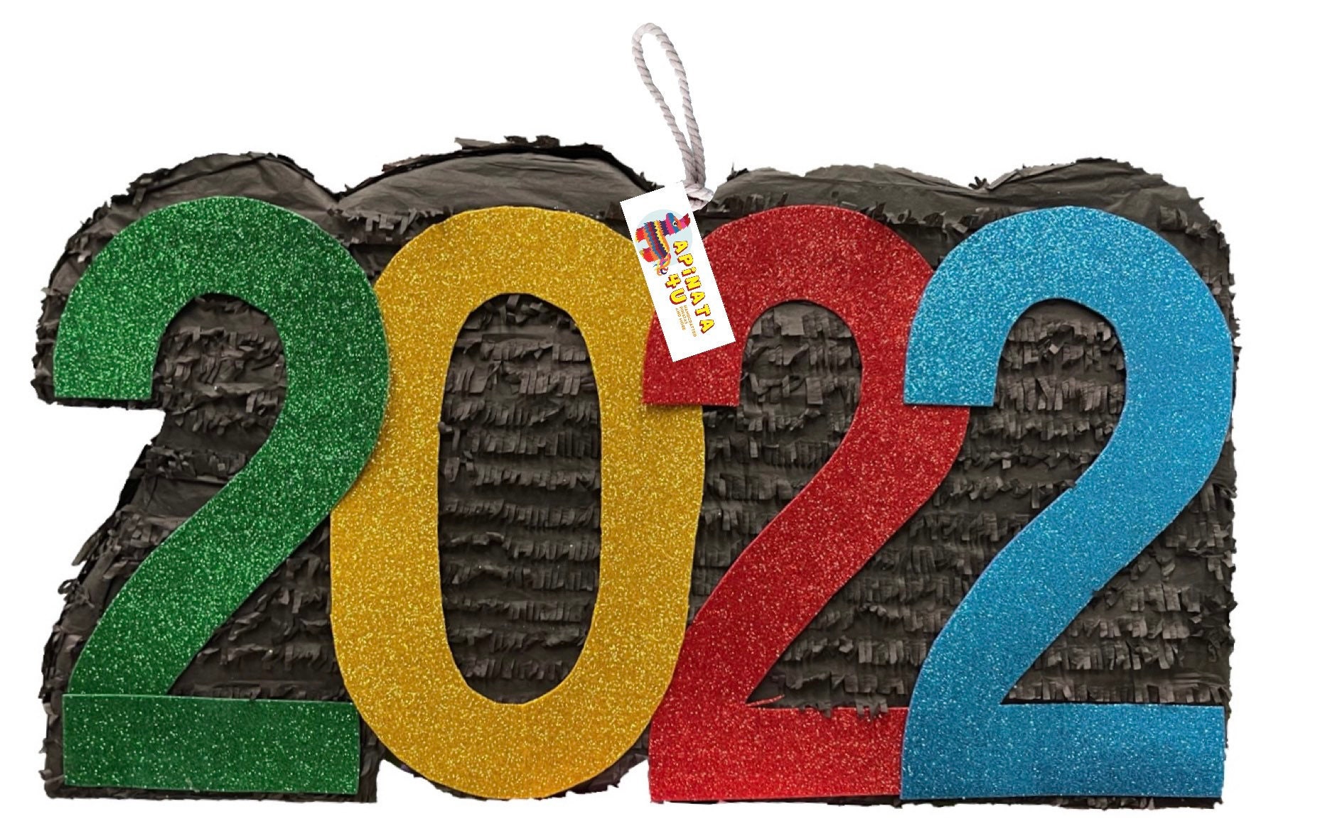 2022 Christmas Loot Pinata Sale Ready To Ship 2021 End Of Year Piñata 2022 Pinata Happy | Etsy Ireland