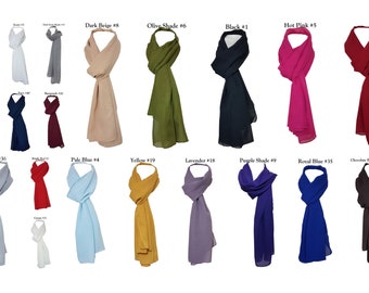 chiffon shawl for wedding