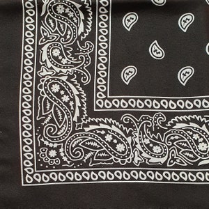 Paisley Bandana Head wear Hair Bands Scarf Neck Wrist Wrap Band Head tie Sale Face Cover and Stylish Face Mask image 10
