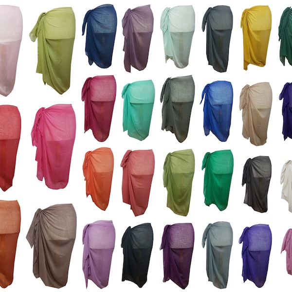 Ladies New Plain Viscose Scarf/Sarong/Hijab Chose From Lovely Colours Fast Shipping