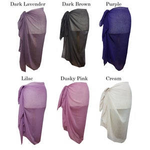Dames Nieuwe Effen Viscose Sjaal/Sarong/Hijab Kies uit Mooie Kleuren Snelle Verzending afbeelding 5