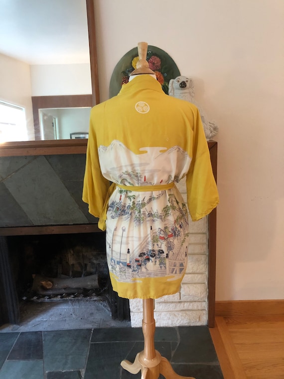 Kimono Femme Absolutely Creative Worldwide Jaune - Taille Small - Occasion Très Bon état