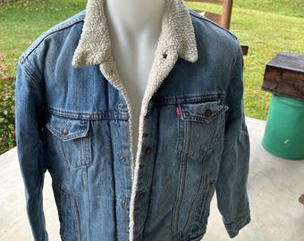 vintage Levi Fur Lined Jacket