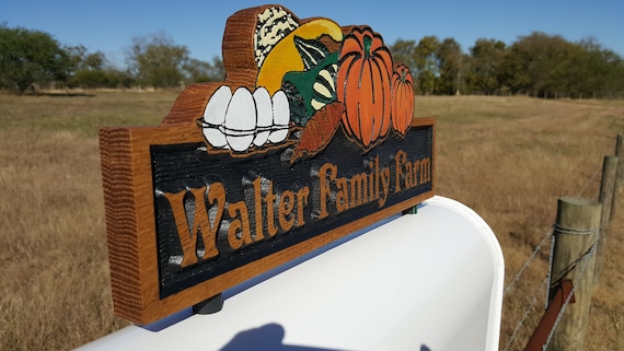 Personalized Mailbox Topper a Great way to add Numbers to your Mailbox