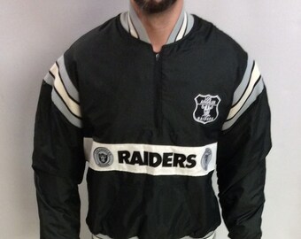 raiders starter jacket pullover