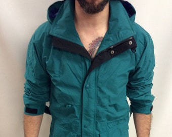 eddie bauer long raincoat