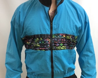 Vintage 90's Columbia Sportswear Purple, Teal & Black