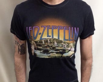 Vintage 2003 Led Zeppelin 'House of the Holy' Tour T-Shirt (Size Small)