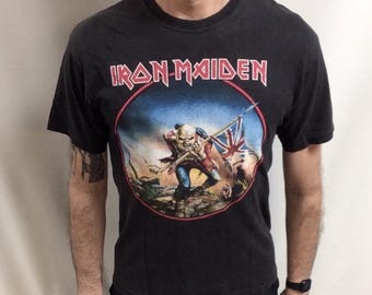 Vintage 2000s Iron Maiden The Trooper Tour T-Shirt (Size M)