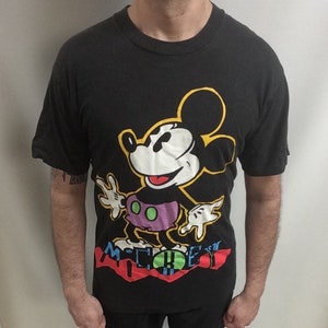 Maglietta vintage anni '90 Walt Disney Topolino, personaggio dei