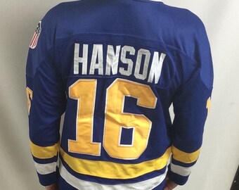 Vintage Slap Shot Movie Hockey Jersey: Charlestown Chiefs Hanson Brothers #16 (Size M/L) no tag