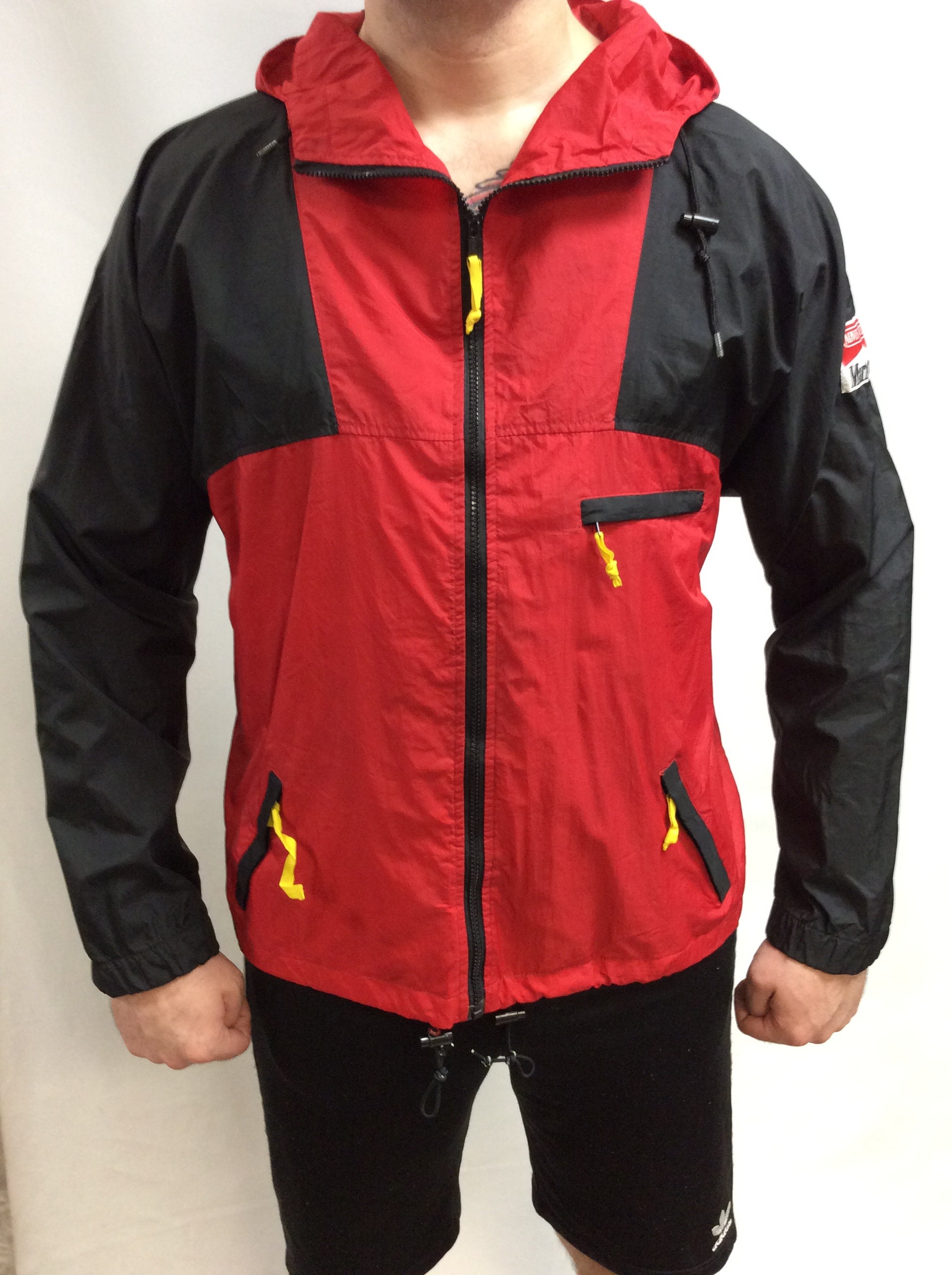 ジャケット・アウター 90s Marlboro nylon jacket mountain parka Marlboro Vintage 90S Nylon Jk Mountain Parka Outerwear