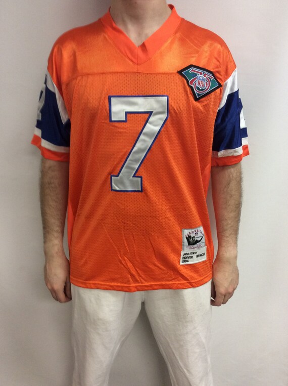 90's Denver Broncos "John Elway" #7 Mitchell & Nes