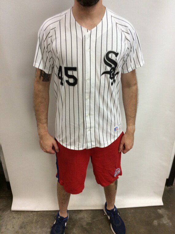 michael jordan 45 white sox jersey