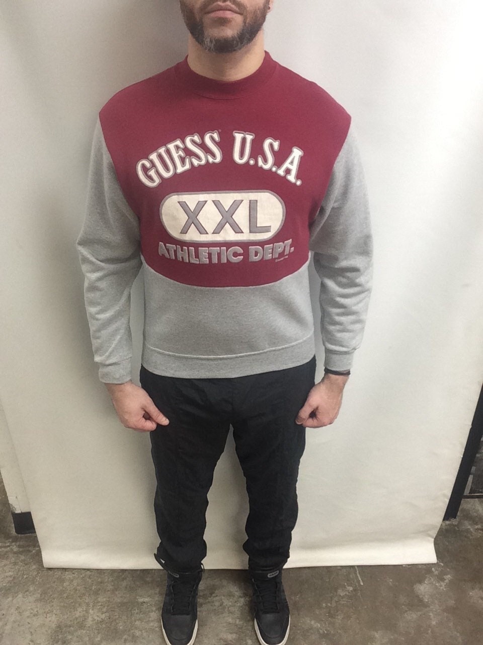 Vintage 90 s 1992 Guess U.S.A. Athletic Dept. Made in U.S.A. by