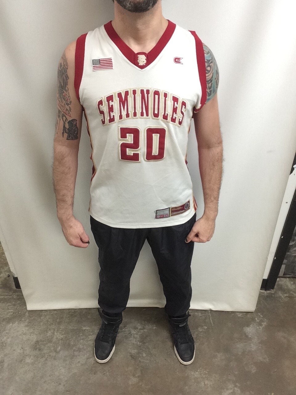 Vintage 90 s Original Florida State University Seminoles 20 College Equipment Classic Basketball Jersey size L Etsy UK