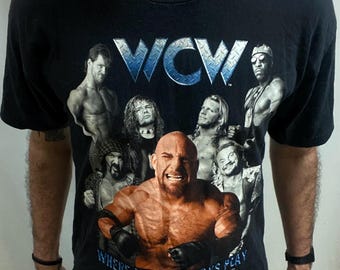 Vintage 1998 WCW Goldberg Wrestling T-Shirt - XL Made in USA