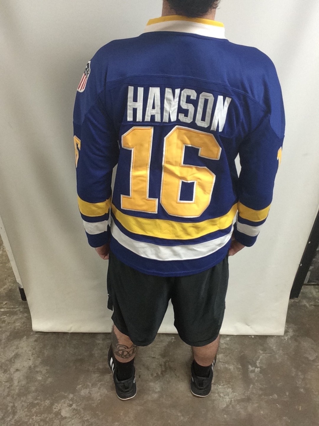 Vintage Slap Shot Movie Hockey Jersey: Charlestown Chiefs Hanson