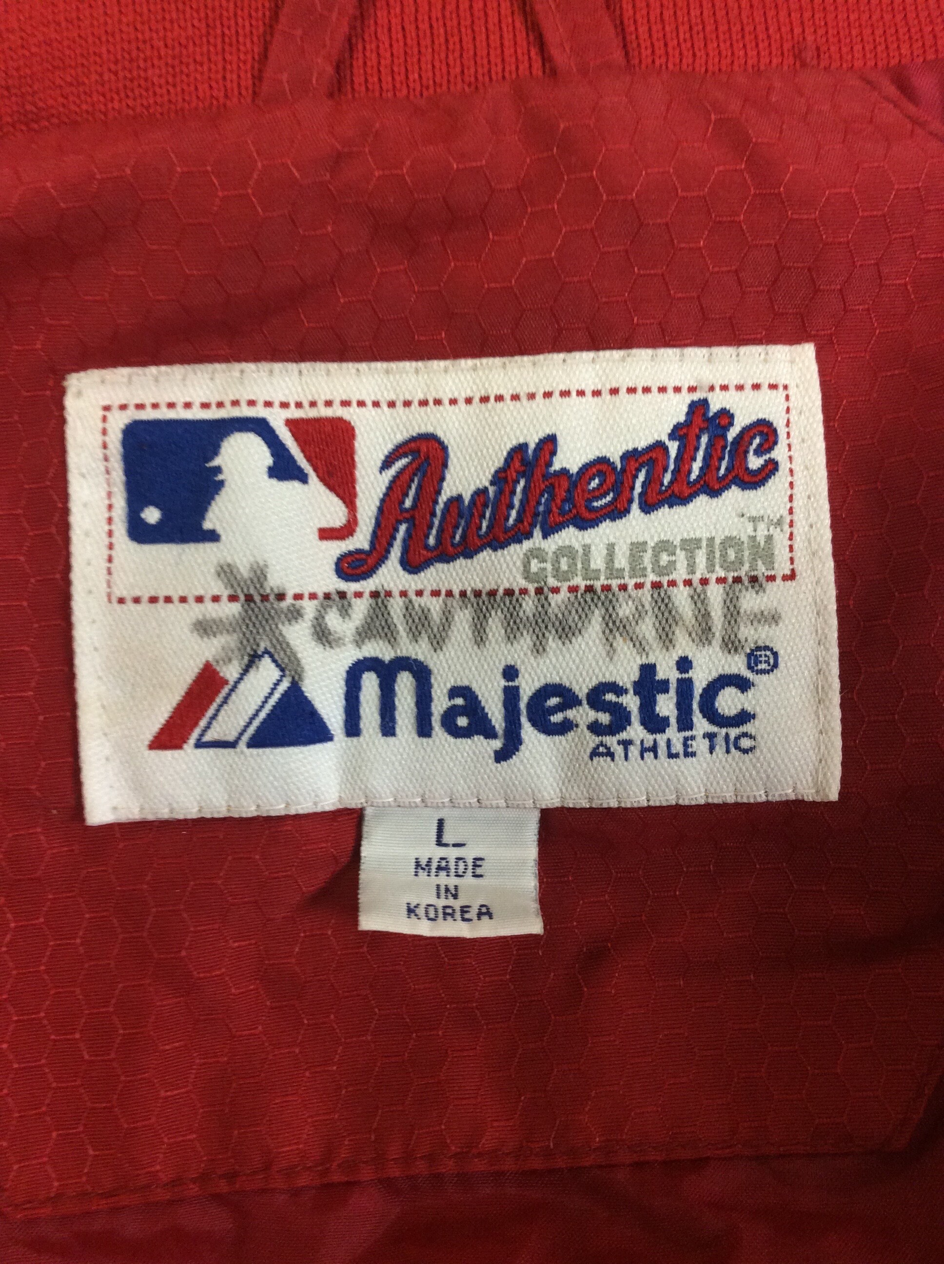 Veste MLB Majestic St. Louis Cardinals – Rouge – Taille XL – Authentique