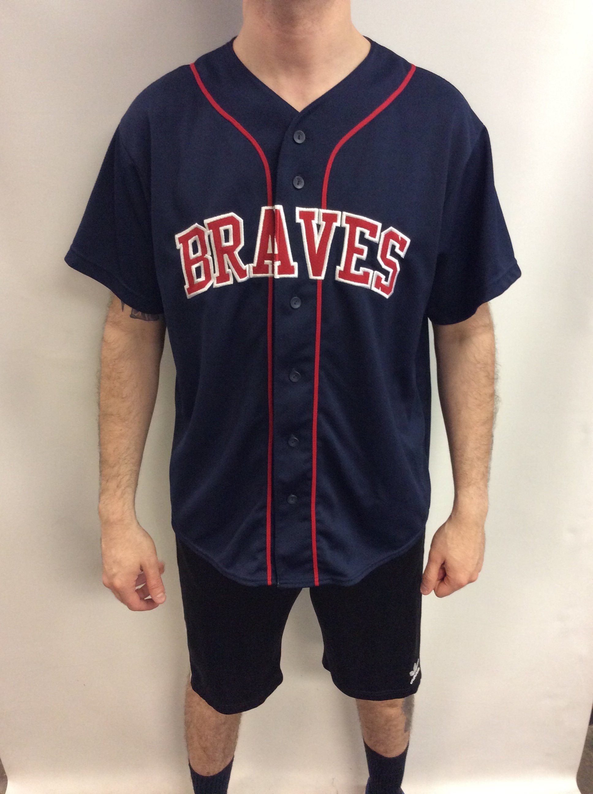 atlanta braves blue jersey