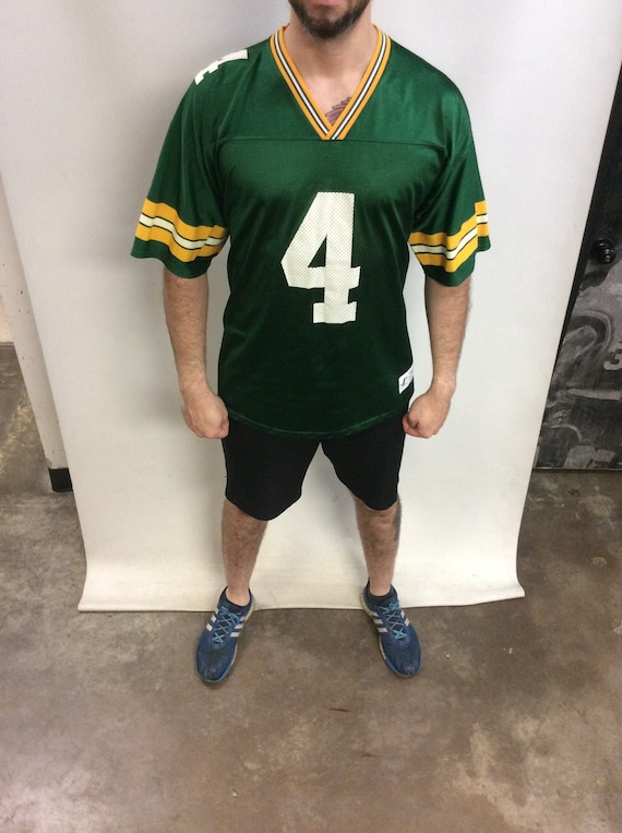 pesadilla Día del Maestro Actor Vintage 90's Original Green Bay Packers 4 Brett Favre - Etsy