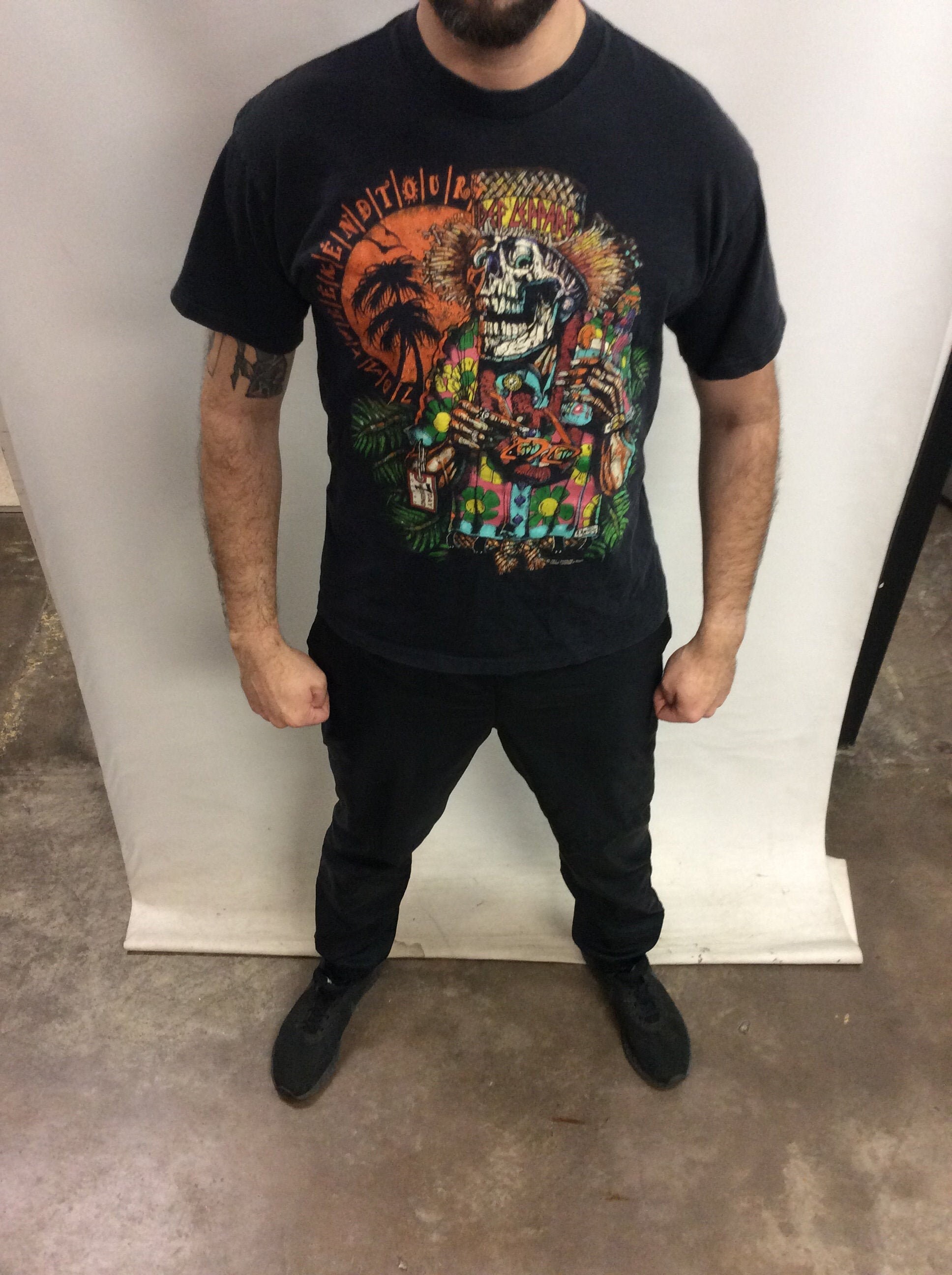 def leppard 7 day weekend tour t shirt