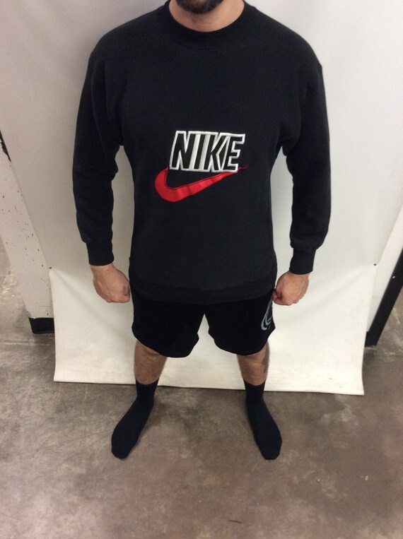 Vintage 90's Original Nike Air Classic Black & Red