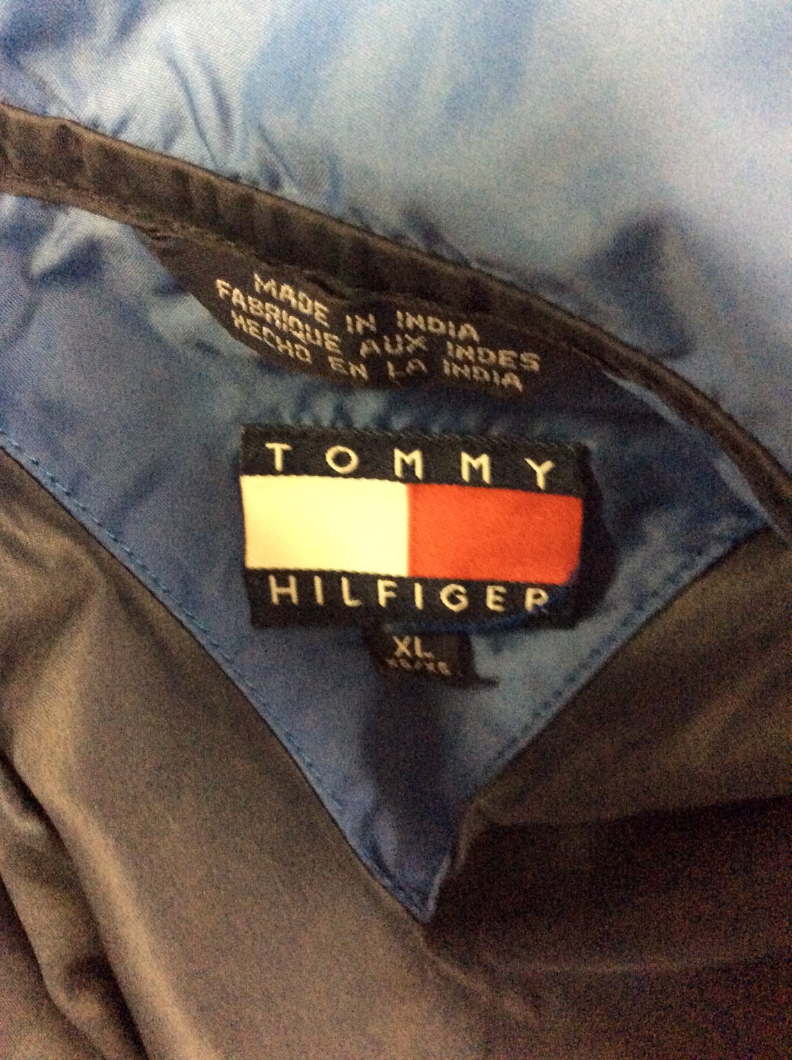 Vintage 90's Tommy Hilfiger Tommy Jeans Blue Red & White | Etsy