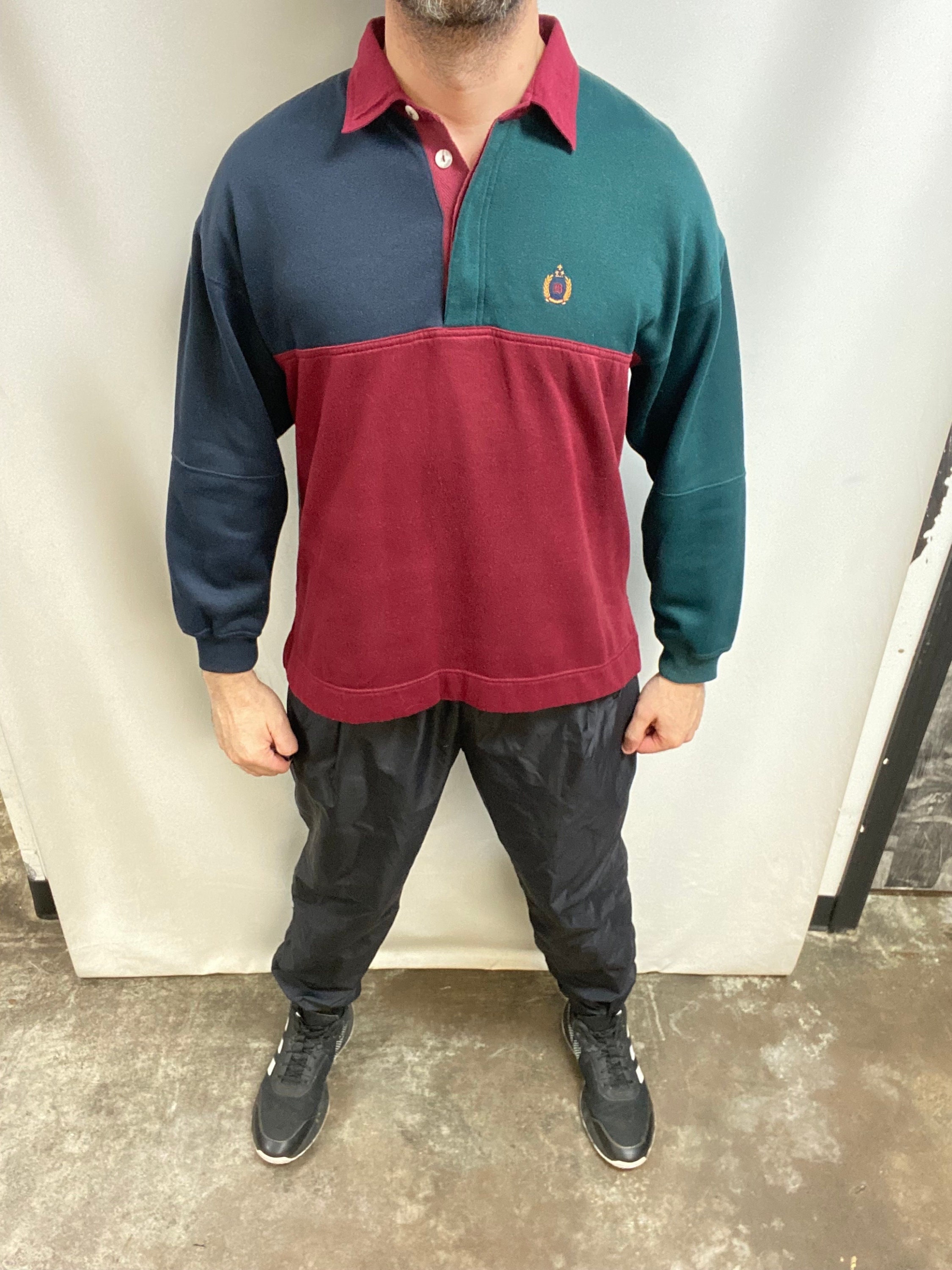 ウェア 90s BUGLEBOY camerabest Vintage 90's Bugle Boy Active Wear Classic Color Blocking