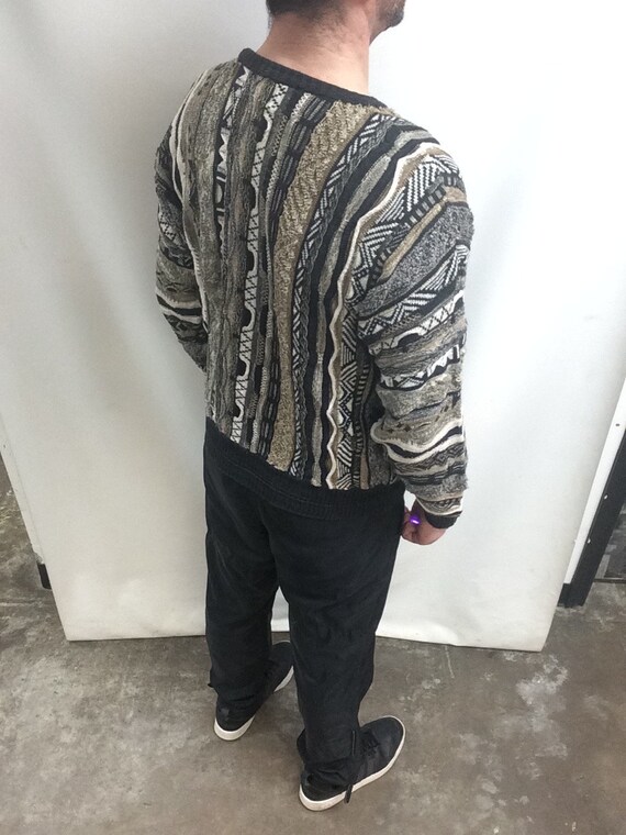 Vintage 90's Coogi Inspired Colorful Biggie Small… - image 8