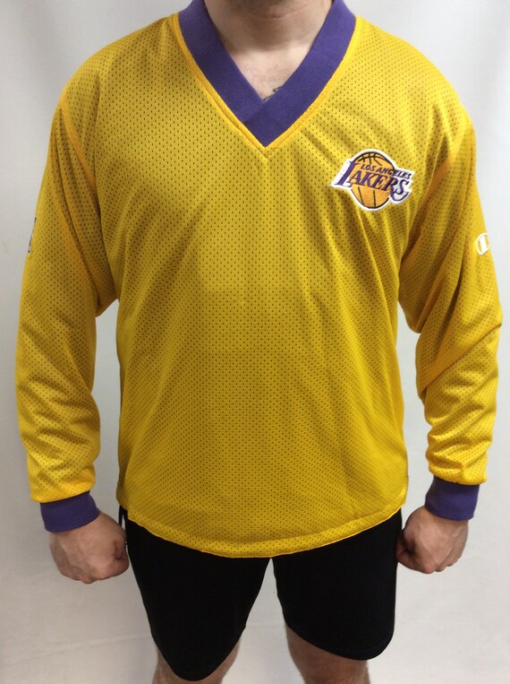 Vintage 90's RARE Los Angeles Lakers Basketball P… - image 6