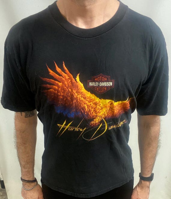 Harley Davidson flying eagle 90s tシャツ 【公式通販】