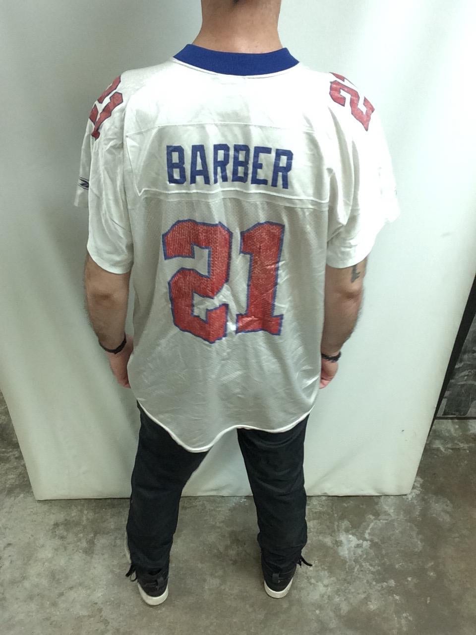 Vintage 90s New York Giants Tiki Barber #21 Reebok Jersey (size