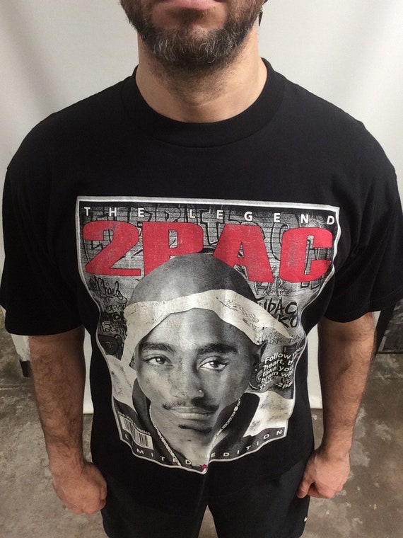 Vintage 90s Tupac T-shirt: Limited Edition Magazine Cover, Rap Tee