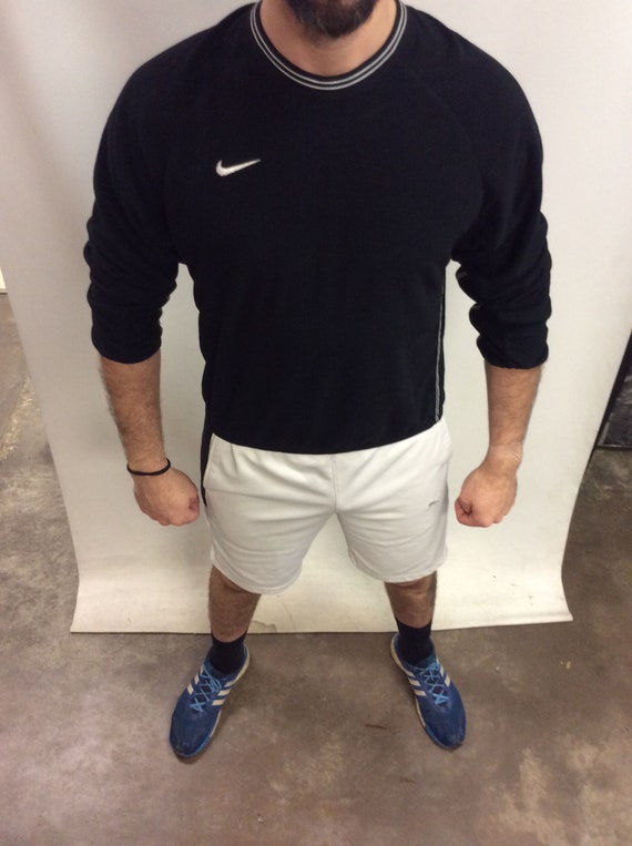 Vintage 90's Nike Classic Logo Black & White Runni