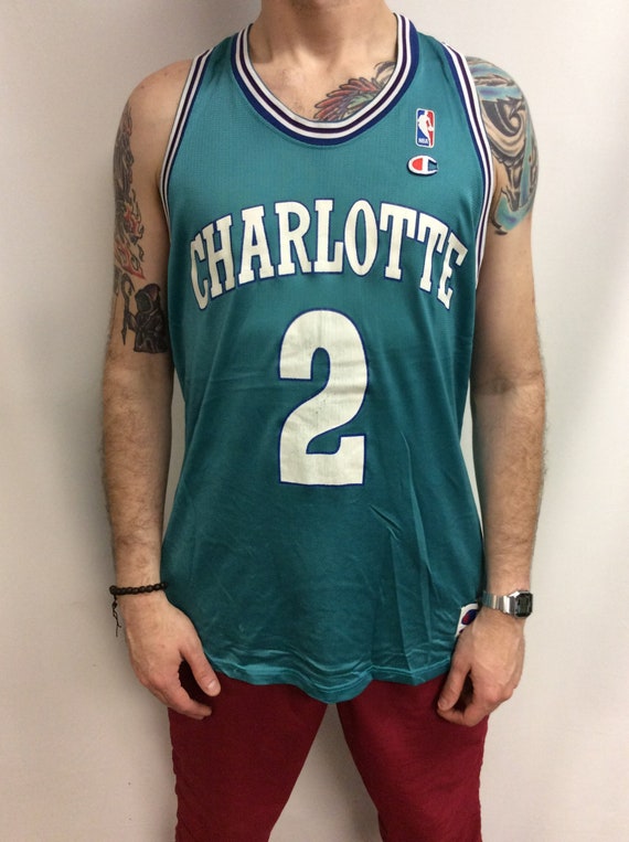 charlotte hornets 90s jersey