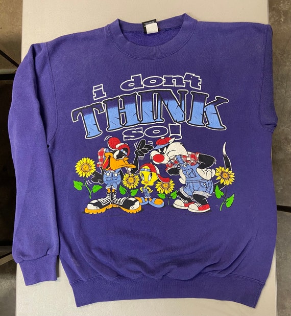 Vintage 90's Looney Tunes Garment Graphics Activewear Daffy