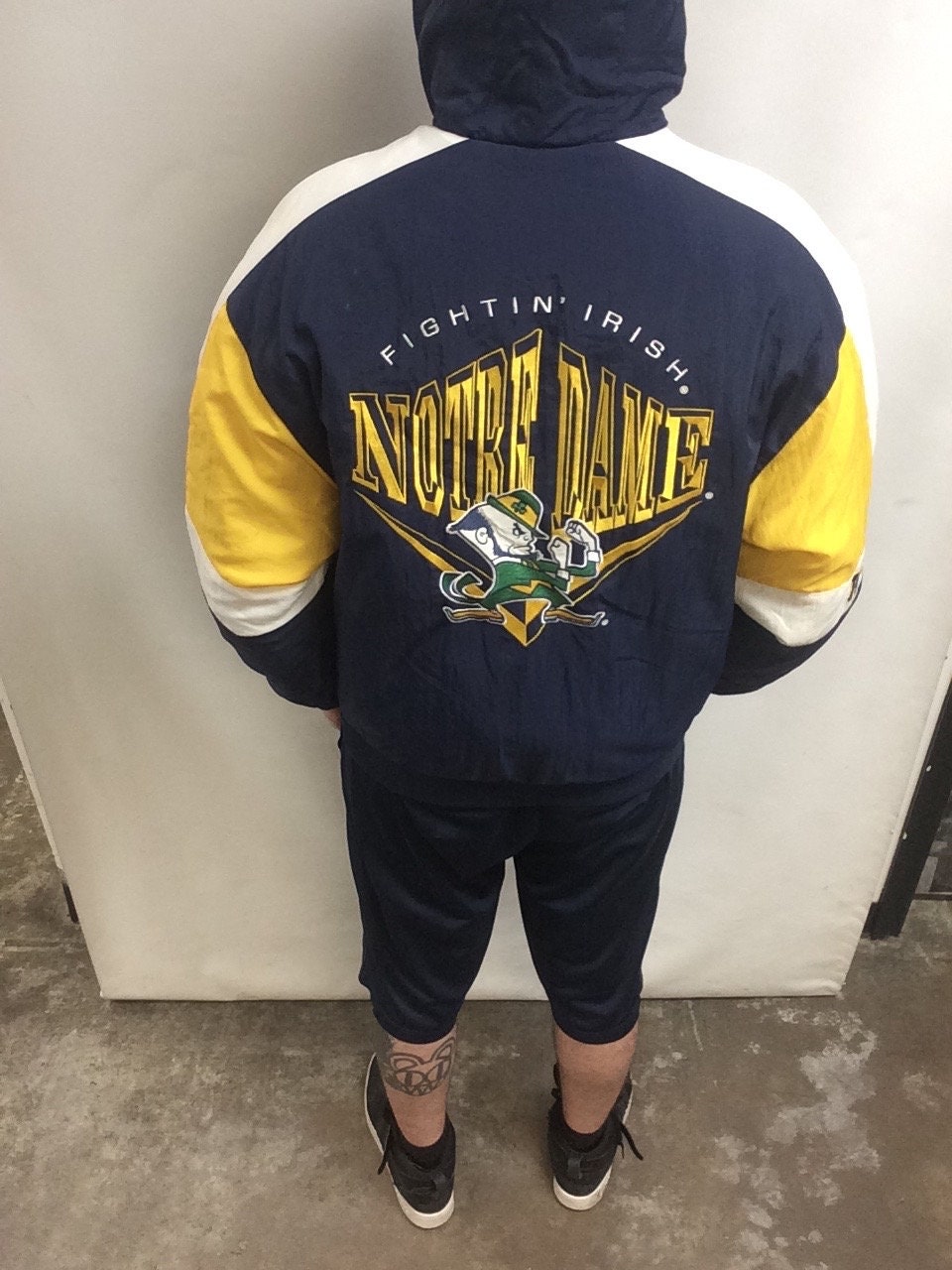 Vintage 90s Original Nutmeg University of Notre Dame Fightin