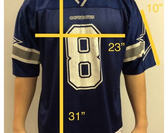 Vintage Dallas Cowboys #8 Aikman Jersey Size L