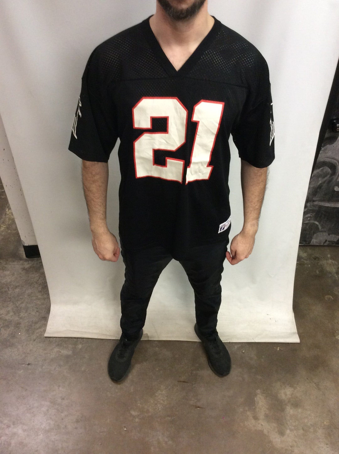 Vintage 90s Deion Sanders Atlanta Falcons Jersey (size 2XL) - Etsy