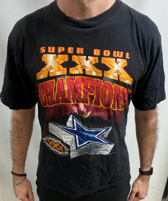 Vintage 90s Dallas Cowboys Super Bowl XXX Champions T-shirt (size