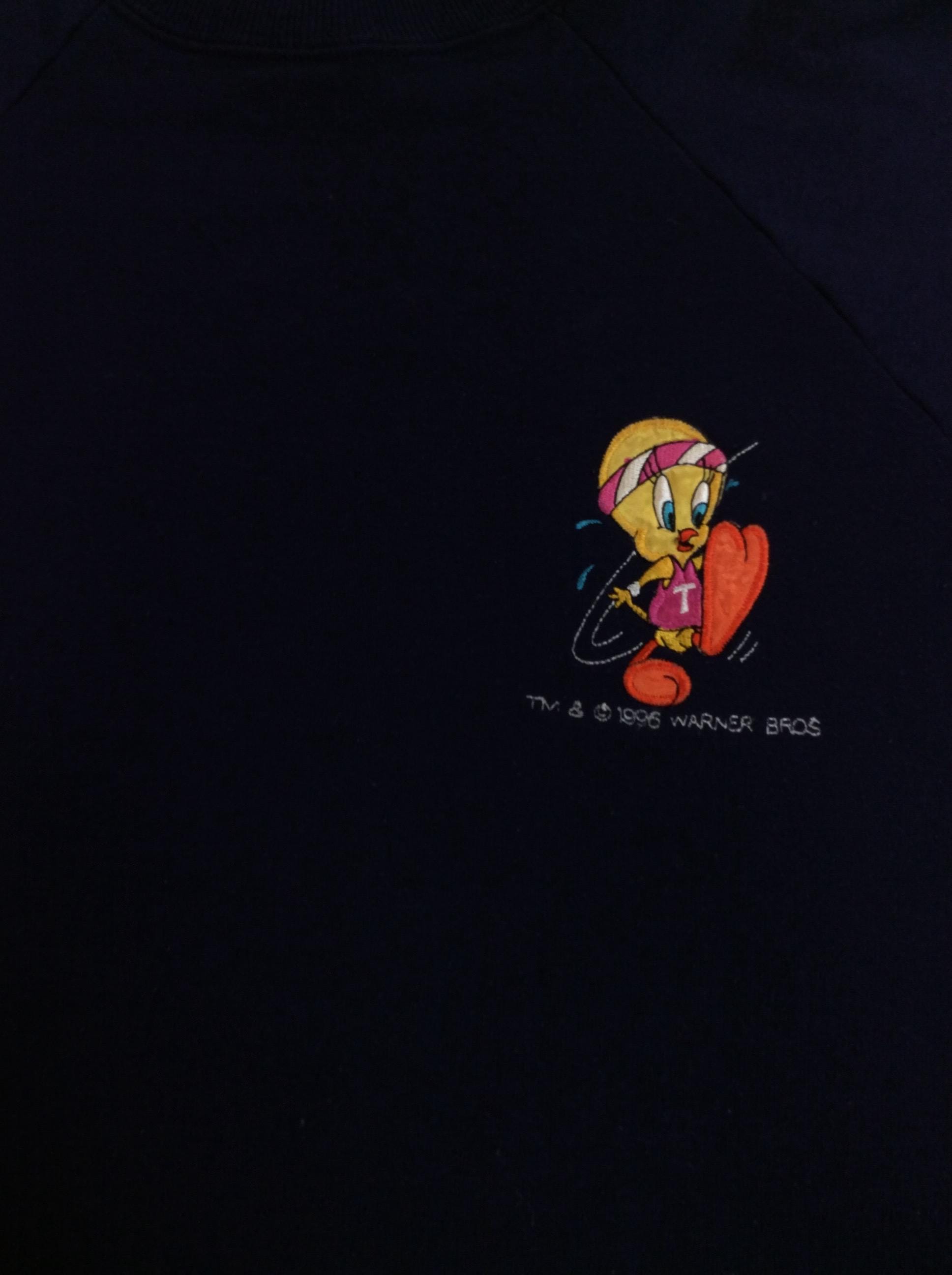 Vintage 90's (1996) Original Looney Tunes Tweety Bird Navy