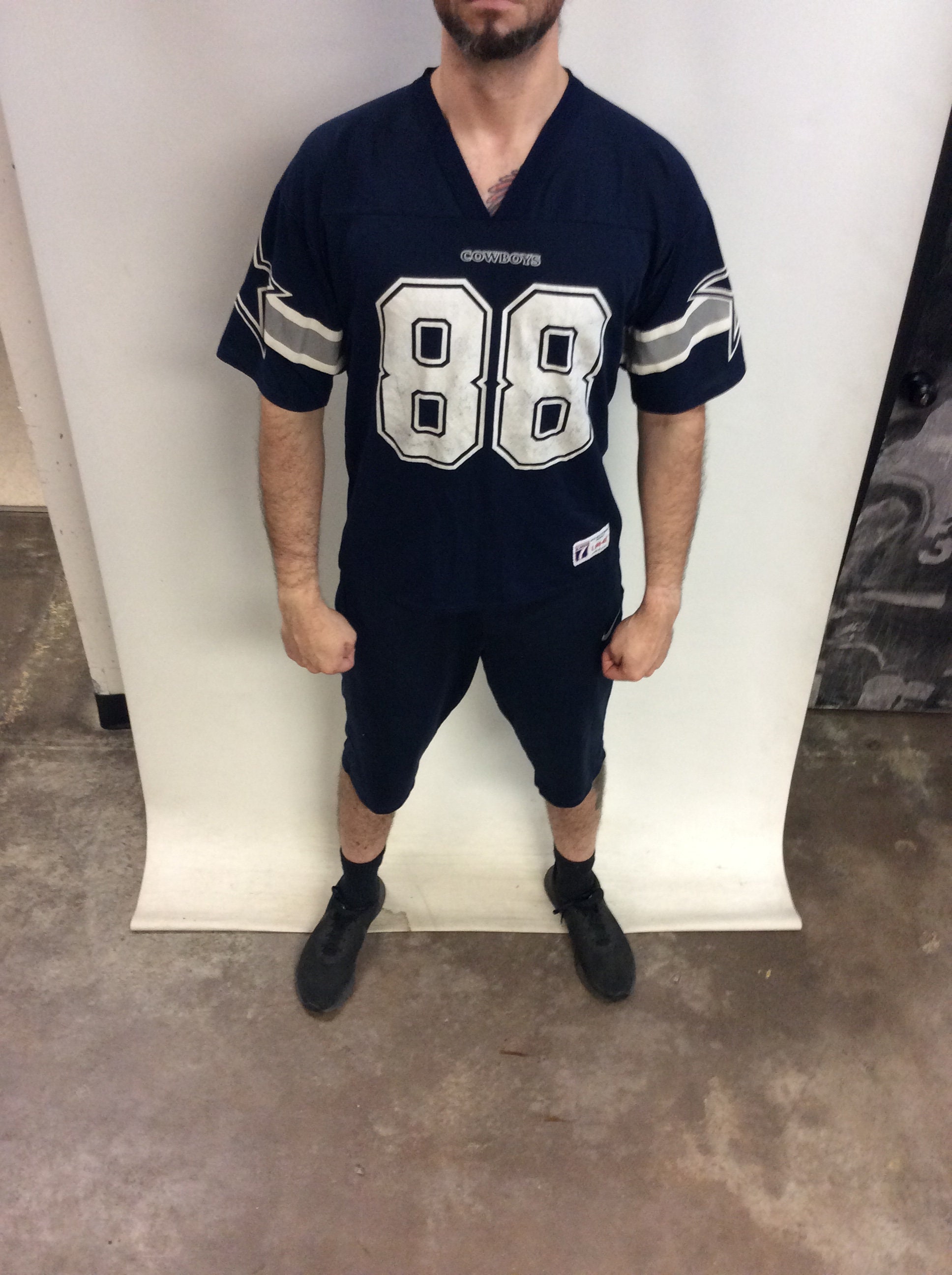 Vintage 90's Dallas Cowboys 88 Michael Irvin Classic Navy -   Israel