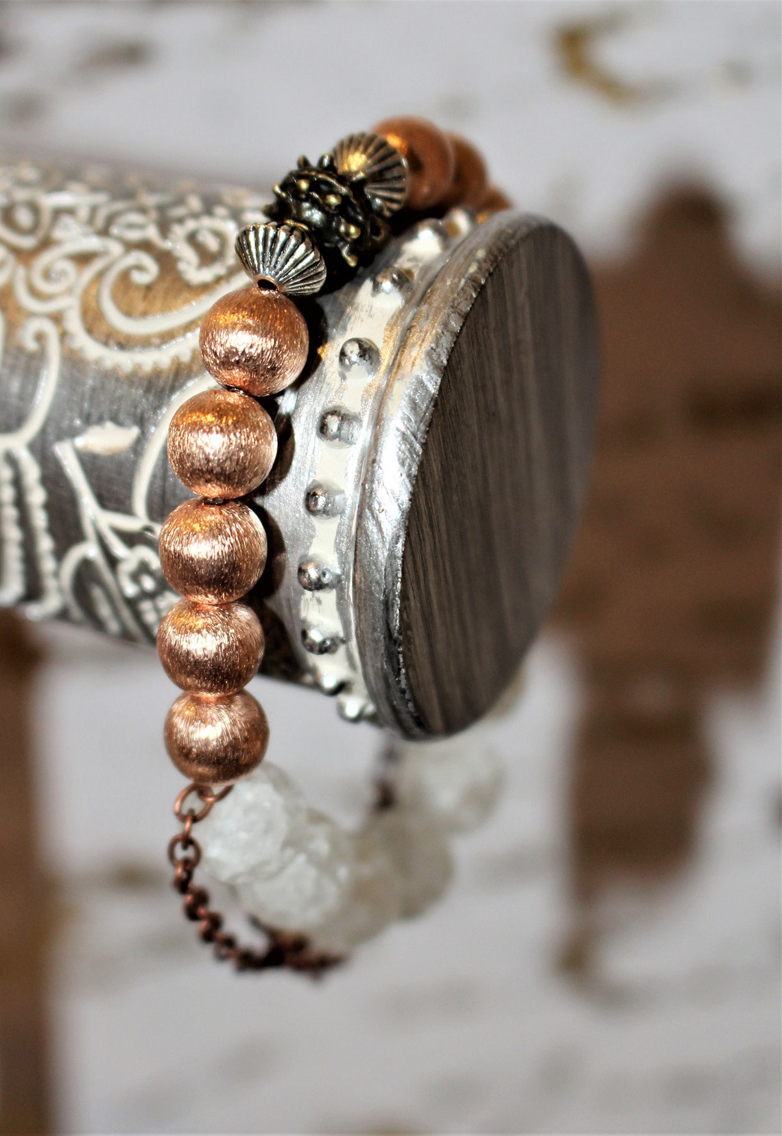 The Lace Project Inspired Bracelets Clear Crystal Quartz Etsy