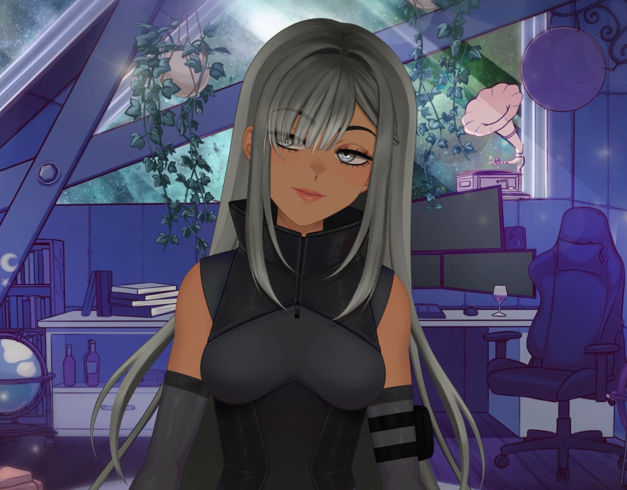 Live 2D/ Vtube Studios Fantasy Rogue vTuber Model, Ready to use and for commercial use