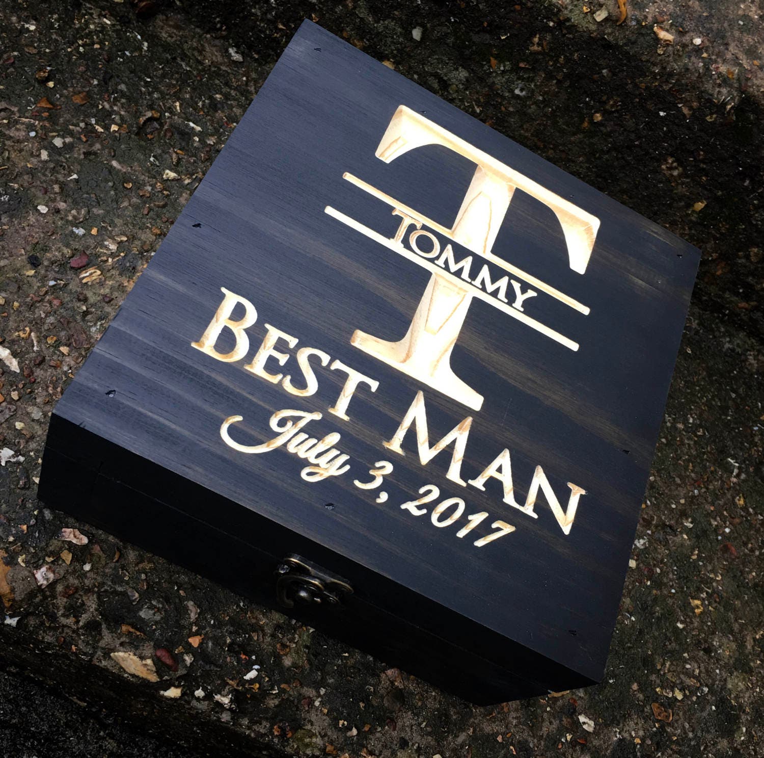 Groomsmen gift Keepsake box Memory box Gift for him Gift Etsy